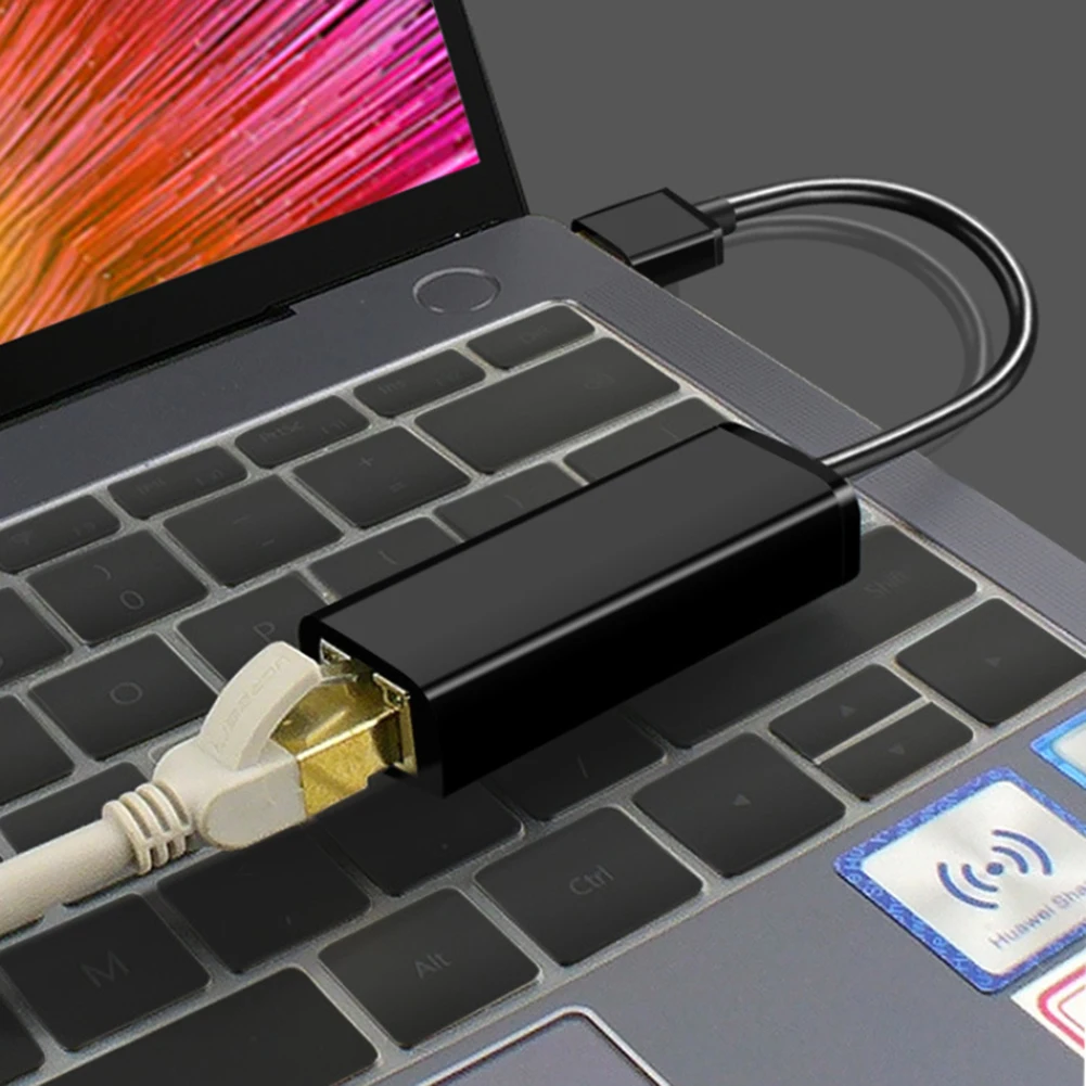 wifi adapter for laptop Tốc Độ 10/100/1000 Mbps USB 3.0 Gigabit Ethernet Lan Thẻ RJ45 Adapter Ethernet Chuyển Đổi Realtek RTL8153 Cho Laptop Win8 10 wifi usb