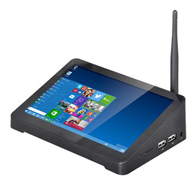 T7-W Mini PC: 7 Inch 1280x800 IPS Screen, Windows 10, Intel Z3735F, 2G RAM, 32G ROM, BT4.0, Wifi, RJ45 Description Image.