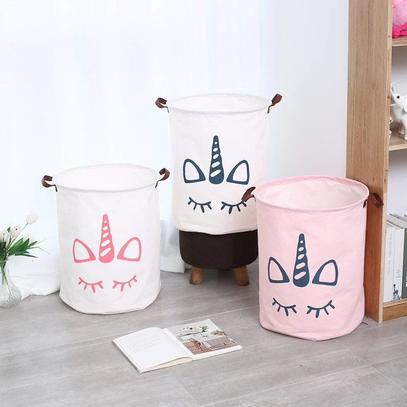 unicorn storage baskets