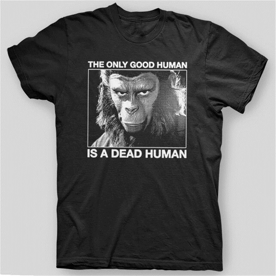 Футболка Only Good Human Is Dead Planet Of The Apes Caesar Размер s S 5X размера плюс одежда футболка| |