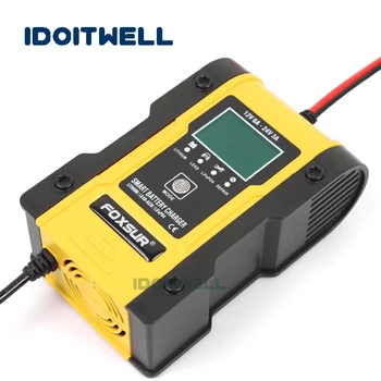 

Lithium lifepo4 lead acid battery charger 12V 6A 24V 3A Universal Automatic battery chargers fast Motorcycle Car Battery charger