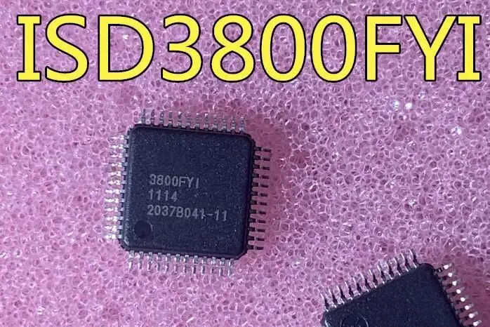 5 предметов в партии, ISD3800FYI ISD3800 LQFP-48 3800FYI