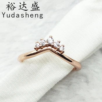 

Crowned wishing bone ring , Can be worn alone or stacked with an alloy wishing bone ring, Fit Original Charm