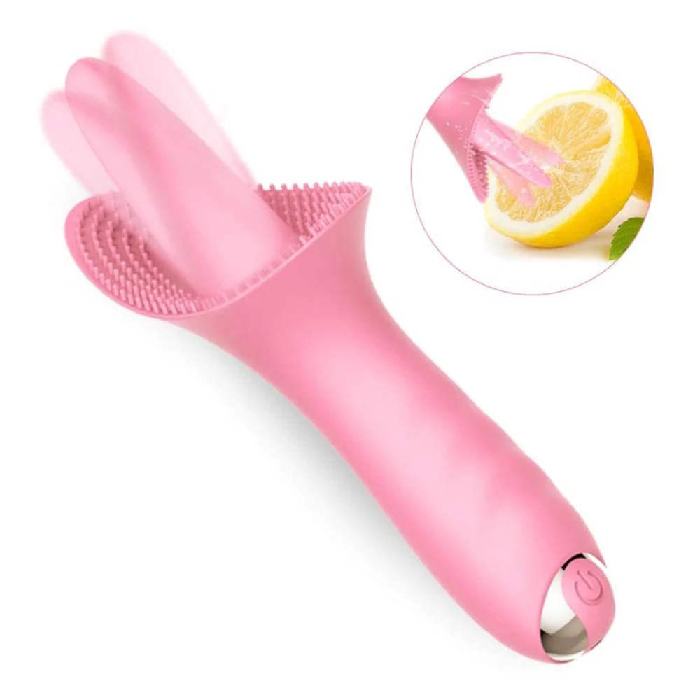 

Vibrating Bullet for Female Tongue Oral Stimulator Soft Cunnilingus Licking Massager 10 Modes Bring You More Addictive Pleasure