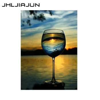 

JHLJIAJUN painting by numbers Sea Scenery Drawing On Canvas HandPainted Art Gift DIY Picture Kits Home Decoration