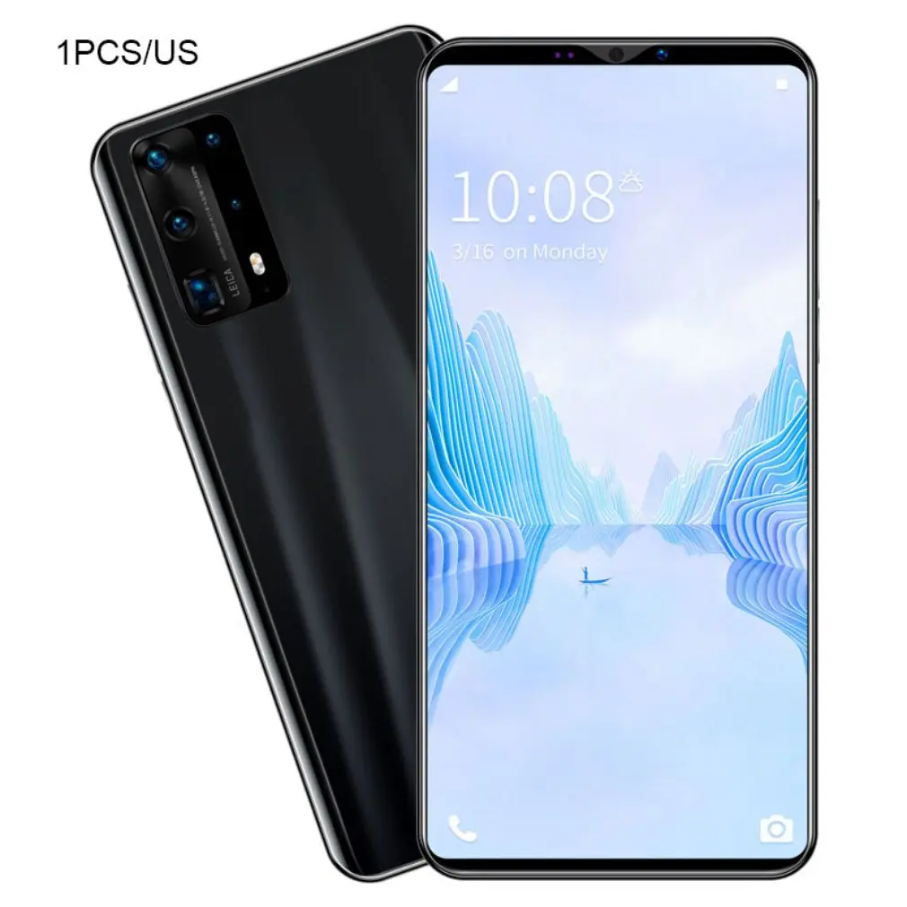 

Dual-Core P40 Pro Smartphone 5 Inch Screen Smartphone 512M+4G Android Smartphone 3D Glass Plated Back Cover