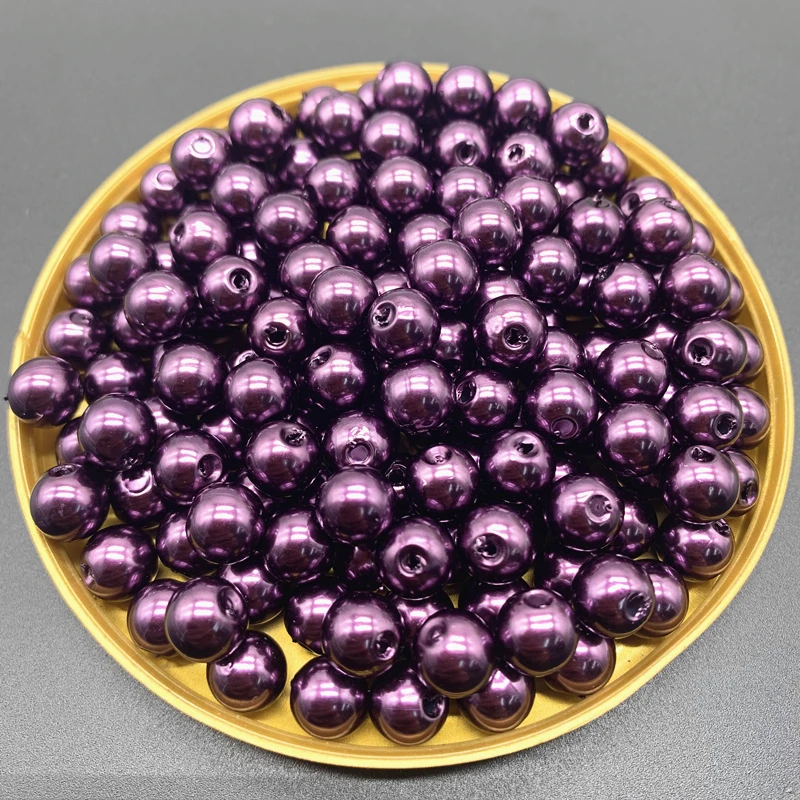 8 мм 50 шт Имитация жемчуга круглые бусины DIY браслет серьги Подвески ожерелье бусы для изготовления ювелирных изделий