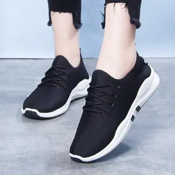 

Women Shoes Vulcanized Shoes Female Sneakers Mesh Breathable Walking Footwear Women New Light Casual Flat Shoes Tenis Feminino
