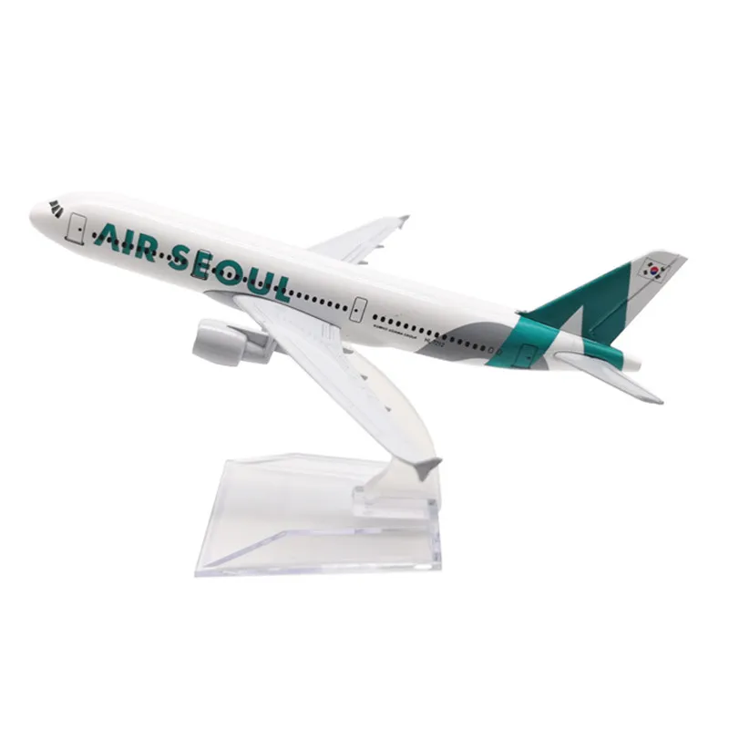 

16cm Seoul 320 Alloy Aircraft Model Furnishings Plane Model Diecast Aircraft Toys Airplane Airliner Kid Gifts Collectible