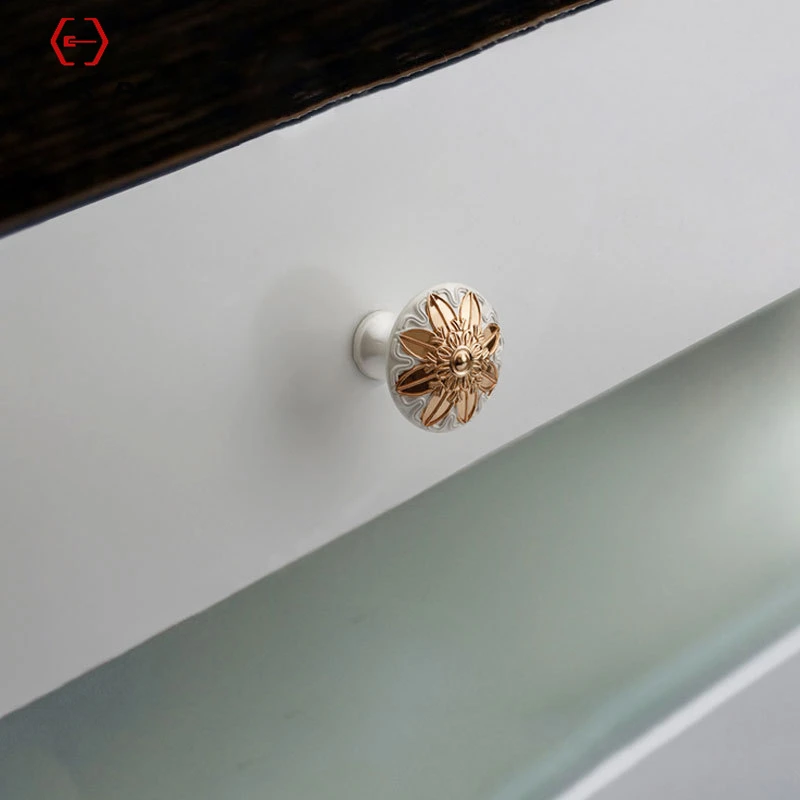 Европейские золотые ручки для кухонного шкафа дверные из цинкового сплава