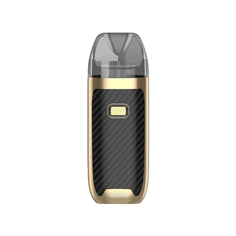 New arrival GeekVape Bident Kit with 950mAh Built-in Battery Dual Coil Pod System Kit 2ML/3.5ML POD MTL/DTL vape kit - Цвет: Gold Carbon fiber