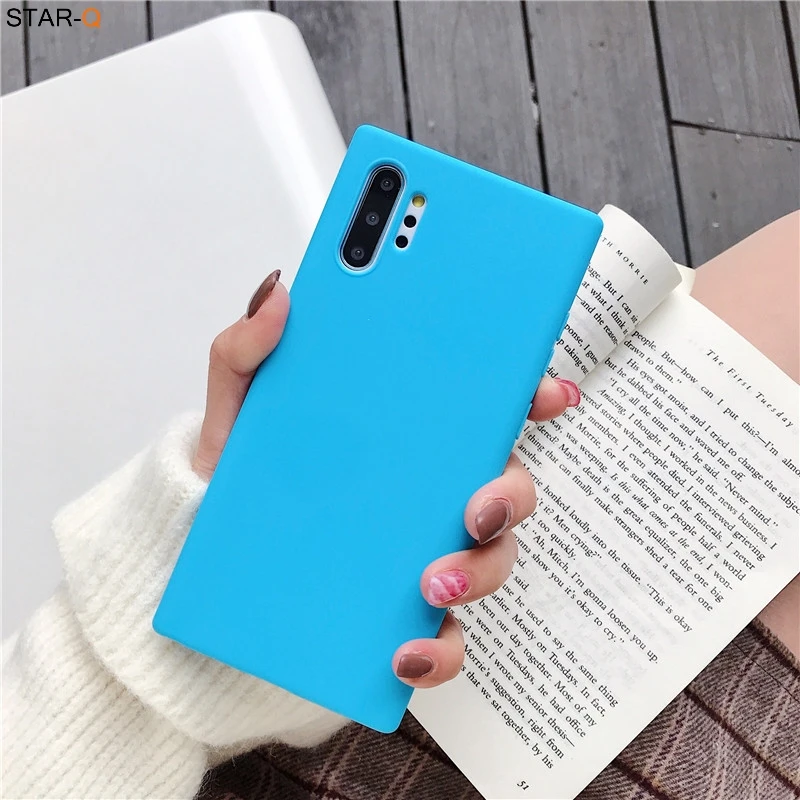 Candy Color Matte Silicone Phone Case For Samsung Galaxy Note 20 Ultra Note 10 Plus Lite 9 8 S10 Ultra-thin Tpu Back Cover cute phone cases for samsung  Cases For Samsung