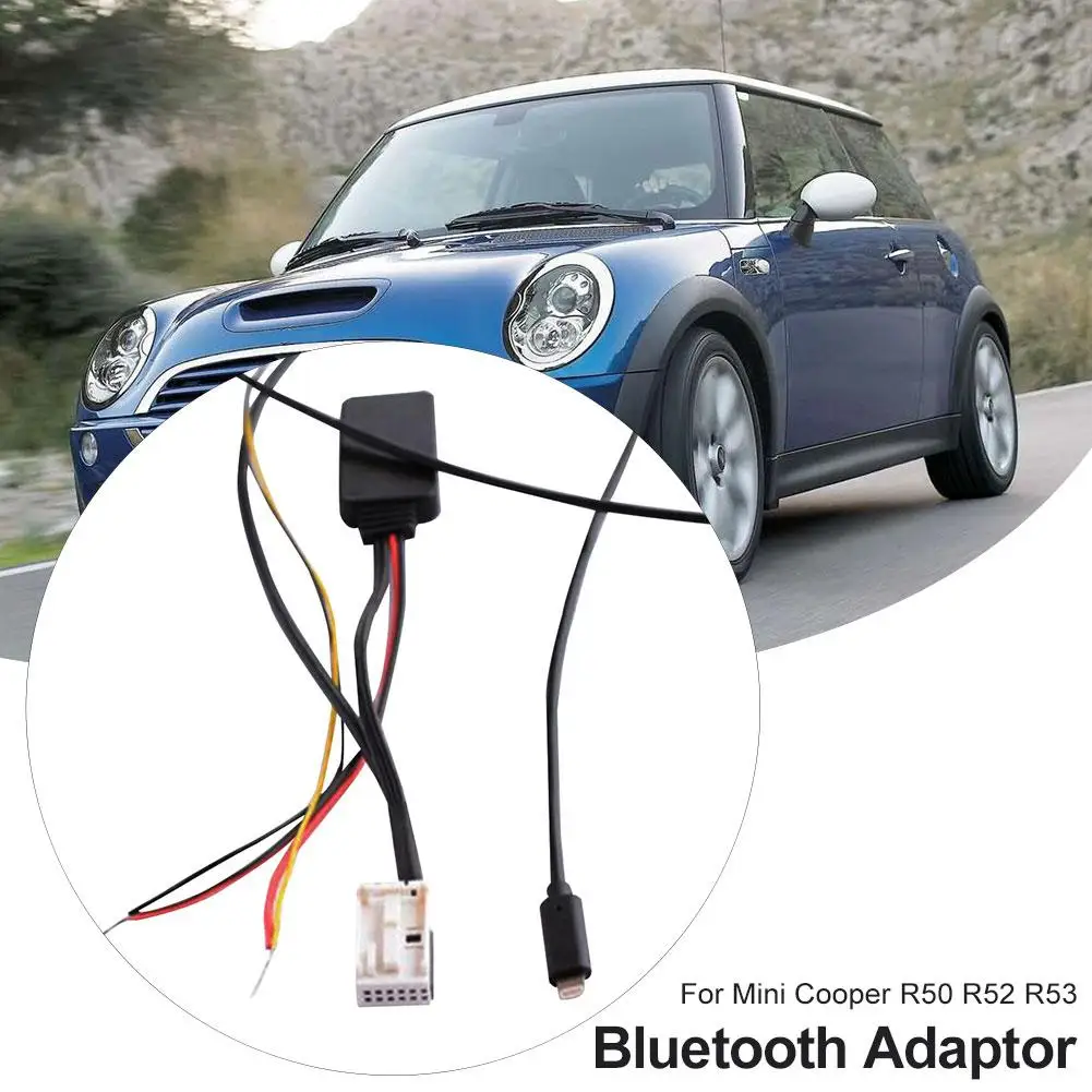 Bluetooth аудио кабель 150 см Bluetooth модуль радио стерео кабель AUX адаптер для Mini Cooper R50 R52 R53 2001-2006