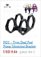 PQY двойной Кронштейн топливного насоса заготовка алюминиевая сборка коллектор в черном для 044 Топливный насос с логотипом PQY PQY-LD2642-QY