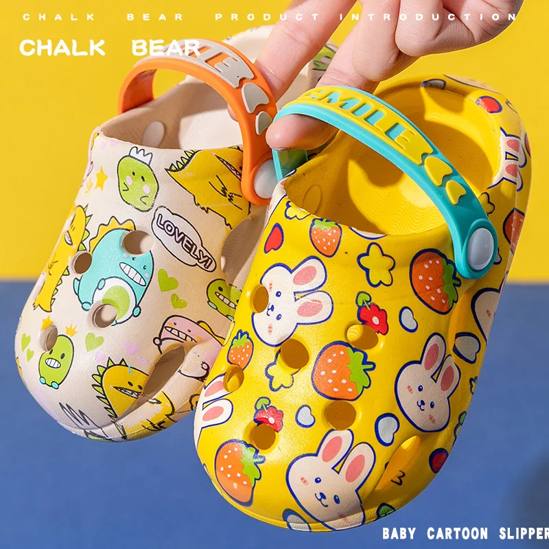 Slippers House-Shoes Toddler Baby Cute Soft Boy Child Girl Cartoon Sole EVA Lightweight