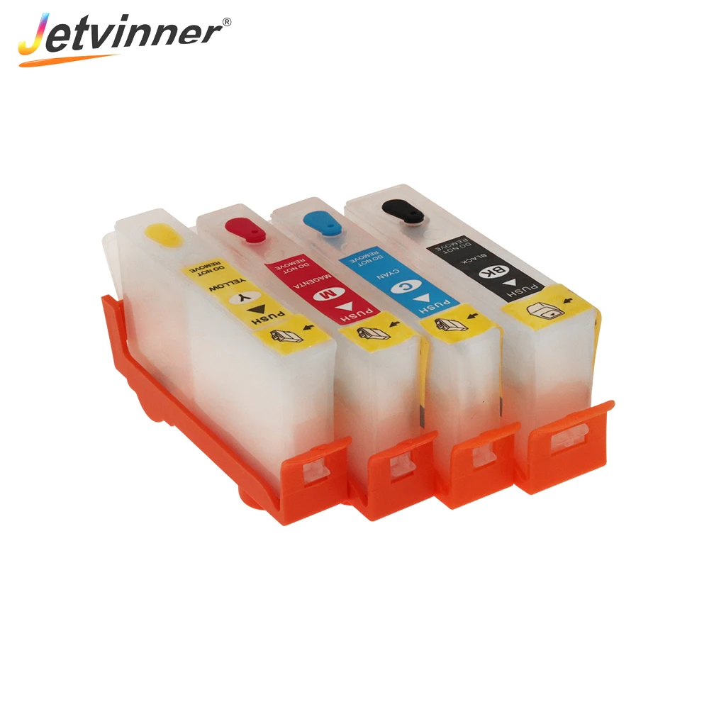Многоразовый картридж Jetvinner для принтеров HP 903 с чипами ARC OfficeJet Pro 6950 6951 6954 6961 6962