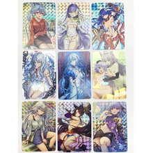 

9pcs/set ACG Sexy Campus Stockings Goddess Toy Hobby Hobby Collection Anime Card Sexy Nude Toy Hobby Gentleman Card