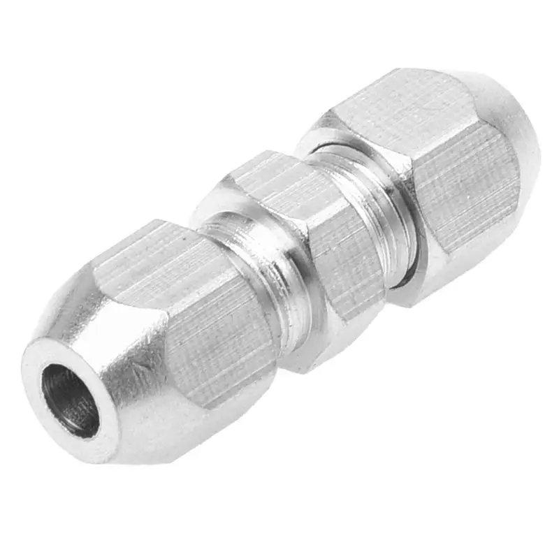 Латунная металлическая пневматическая муфта с воздушной трубкой 4 мм|Фитинги для