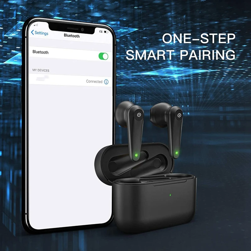 Bluetooth Earphones Wireless Headphones Press Control Tws In Ear Earphones Mini Headset 3D Stereo Sound USB C Charging