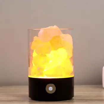 

Air Purifier Lamp Table Salt Light Desk Night Light Creative Romantic Natural 3W DC 5V USB Input Home Bedside Indoor Lighting