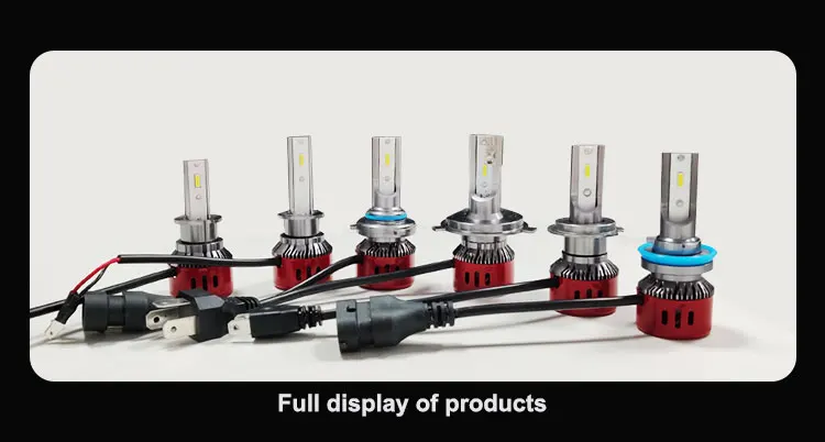 CROSSFOX Авто Противотуманные фары 12V 6000K H7 светодиодный H4 9005 HB3 9006 HB4 H1 светодиодный H11 H9 H8 противотуманных фар автомобиля для укладки волос головные фары лампы 12000LM