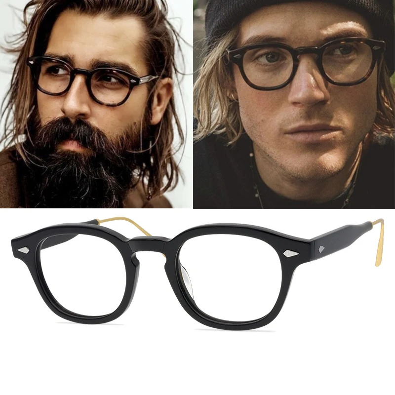 US $44.25 New York Brand Design Acetate Myopia Glasses Frames For Men Vintage Rectangle Eyeglasses Optical Prescription Square Eyewear