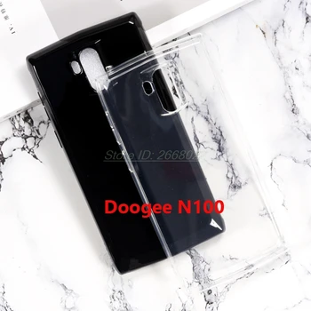 Перейти на Алиэкспресс и купить Прозрачный чехол Для DOOGEE N100, прозрачный мягкий силиконовый чехол из ТПУ с кристаллами для funda para DOOGEE N100, задняя крышка, чехол, чехол