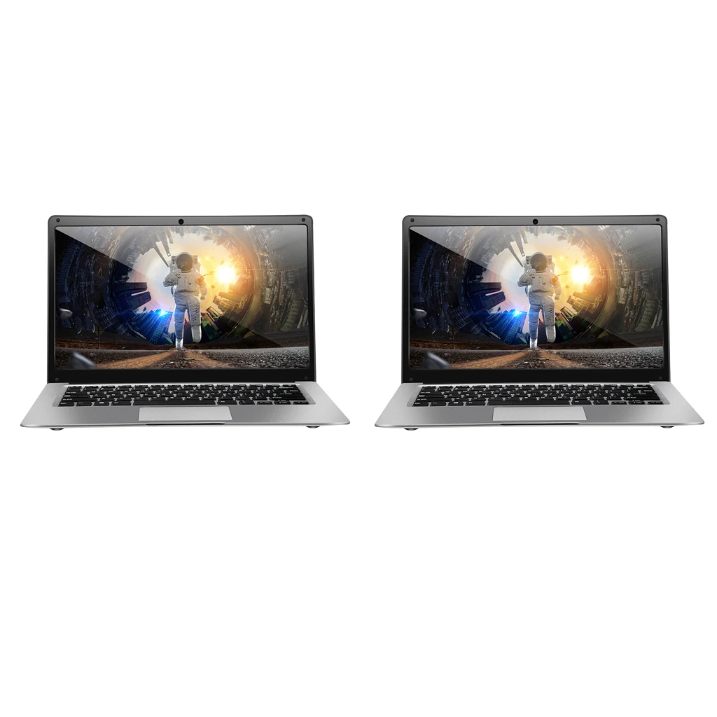 Laptop 14 Inch 4G RAM 64GB SSD Portable Ultra-Thin Laptop HD Quad Core Notebook 1.6 GHz