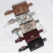 Новейшая Женская поясная сумка, поясная сумка, сумка для путешествий, сумка на бедро, маленькая сумочка, нагрудная сумка, высокое качество, винтажный Змеиный карман для телефона