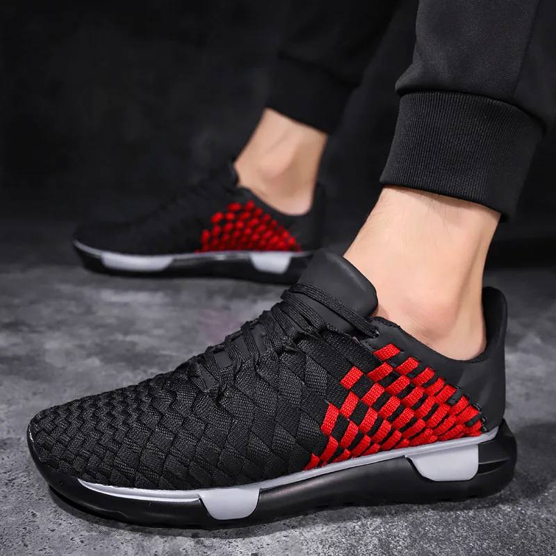 

Summer Light Men Shoes 2020 Breathable Mesh Sneakers Men Fashion Casual Wearable Men Shoes Comfortable Lace Up Men Shoes