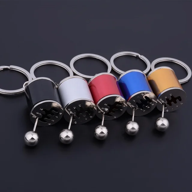 Metal Anti Stress Fob Keyring Creative Car 6 Speed Gearbox Gear Fidget Toy Shift Racing Tuning Model Keychain Novelty Car Toys 1