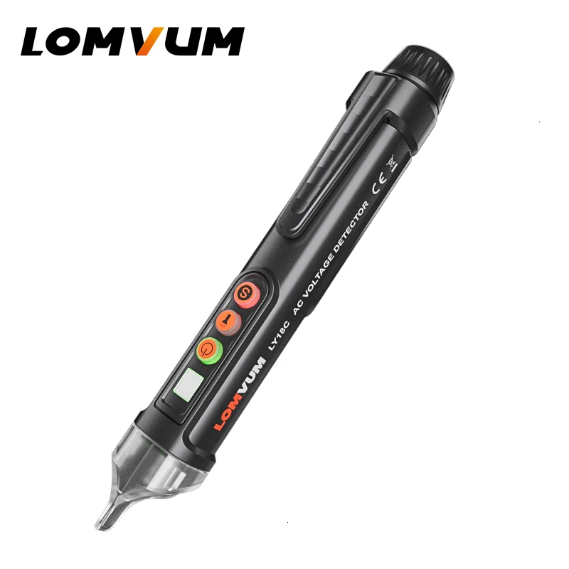 LOMVUM AC напряжение электрическая компактная ручка Ток Тестирование карандаш автоматический выключатель Finder 12 В/48 В-1000 В Напряжение Чувствительность журнал