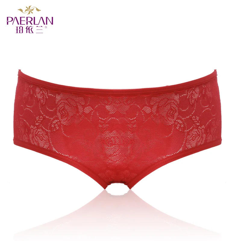 P1711 Red PAERLAN Новое однотонное удобное дамское сексуальное нижнее белье бюстгальтер 3/4 чашечки без стальной поддержки Дамский дышащий бюстгальтер - Цвет: P1711 Red