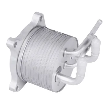 

2920A141 Practical Oil Cooler Heat Exchanger Direct Fit Replacement Engine Accessories Auto Easy Install Car 4 Outlets Durable