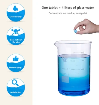 

10PCS Effervescent Tablet Wiper For Car Windshield Glass Washer Solid Wiper Concentrated Super Conventional Cleaner Tablet