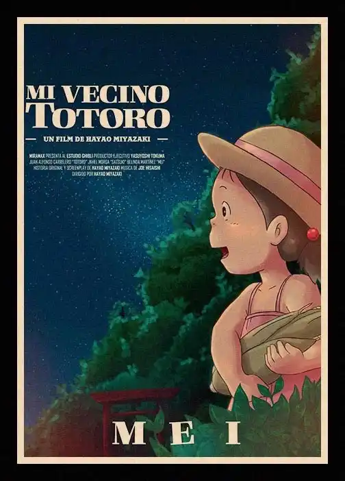 Отличные постеры JL Tonari no Totoro в стиле ретро крафт бумага Высококачественная