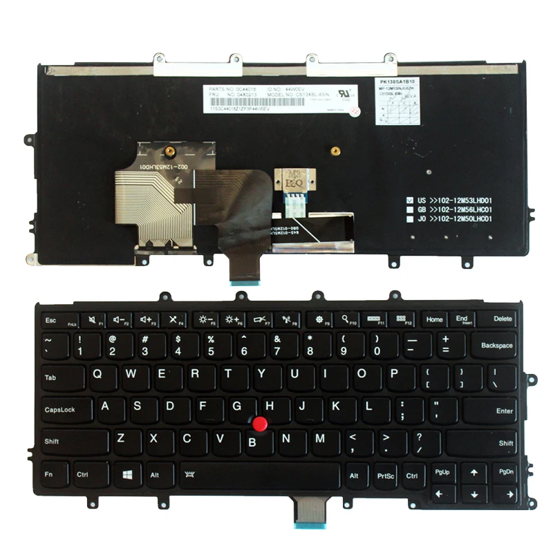 Novo teclado do portátil dos eua para