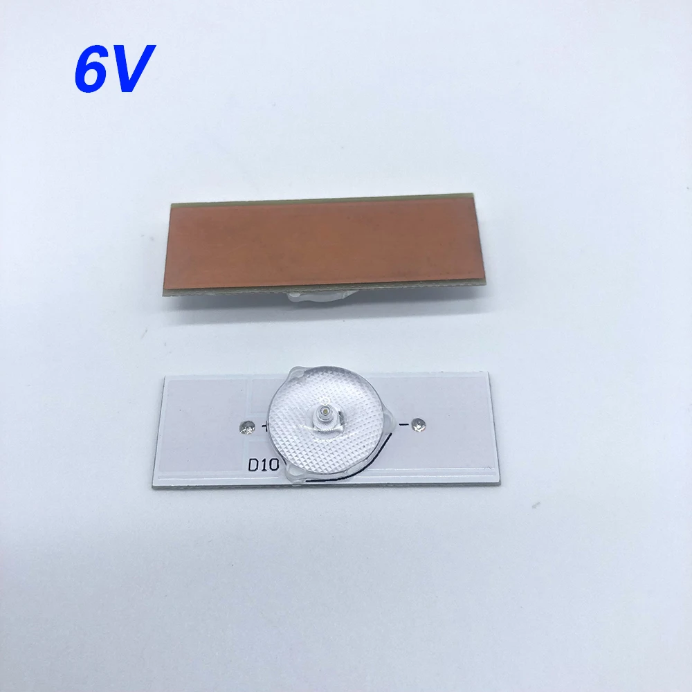 50 шт. бренд new6V линзы лампочки для монтажа на поверхность без провода для 32-65 дюймов светодиодный телевизор ремонт Поддержка место любое положение прочный и практичный
