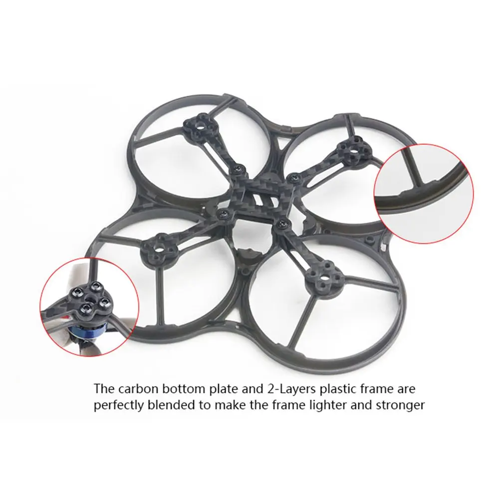 LDARC ET85 FPV 87,6 мм F4 OSD 4S небольшой гоночный Дрон с видом от первого лица с 3-лопастной пропеллер с самонастраиваемым устройством с управлением от первого лица без контроллера w/200 мВт VTX Runcam Nano 2 Камера