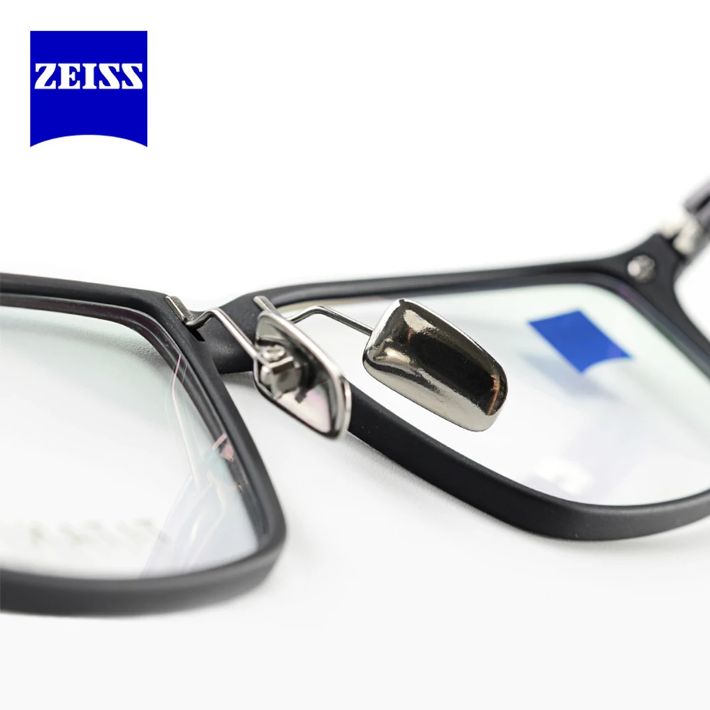 Montatura per occhiali da vista in titanio puro ZEISS montatura per occhiali  da vista miopia progressiva quadrata con montatura miope ZS75008 -  AliExpress Apparel Accessories