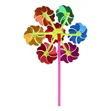 Ветряная мельница, Спиннер для детей, игрушки для детей, вертушка, блестящая светящаяся привлекательная забавная Садовая, вечерние, украшения для дома, Ou