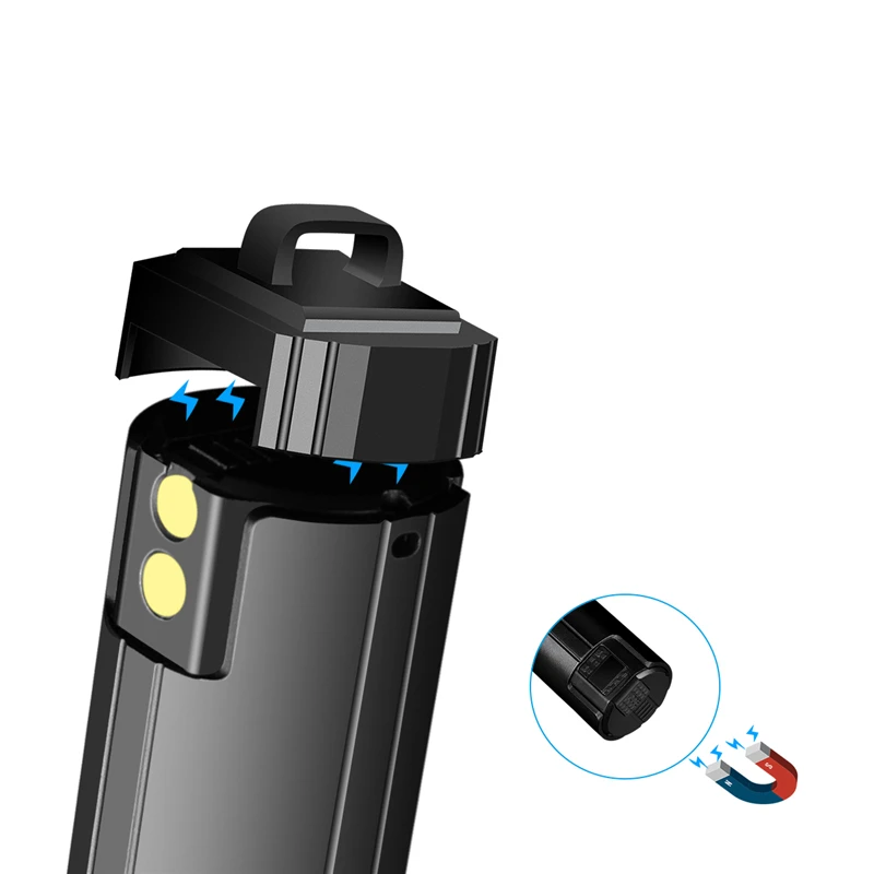 IMALENT LD10 XPL HI 5Modes 1200Lumens OLED Display Magnetical Tail Thumb-sized Keychain Led Flashlight 18350 Torch Lantern