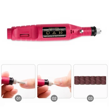 

Electric USB Nail Manicure Machine set nail Art electric drill machine pedicure pen sander polisher manicure tool professional