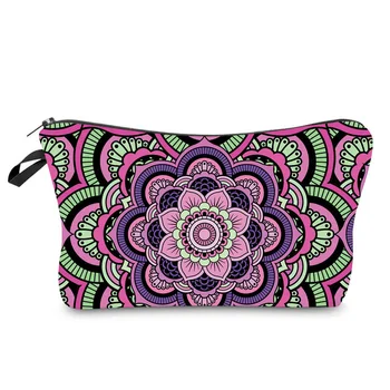 

Fashion Beauty Cosmetic Bags For Makeup Flower Printed Make-up Bag Pouch Travel Portable Neceser Cosmetic Bag Organizer Design