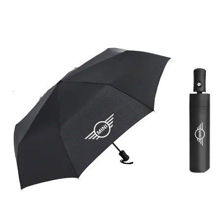 

Car Styling Three-fold Double Layer Umbrella Windproof Sun Automatic Umbrella for mini cooper r50/r53/r56-60