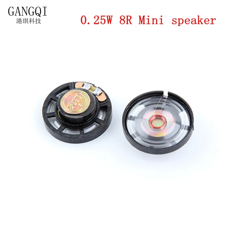 Mini Speaker 5pcs/lot New Ultra-thin Mini speaker 8 ohms 0.25 watt 0.25W 8R speaker Diameter 29MM 2.9CM thickness 9MM