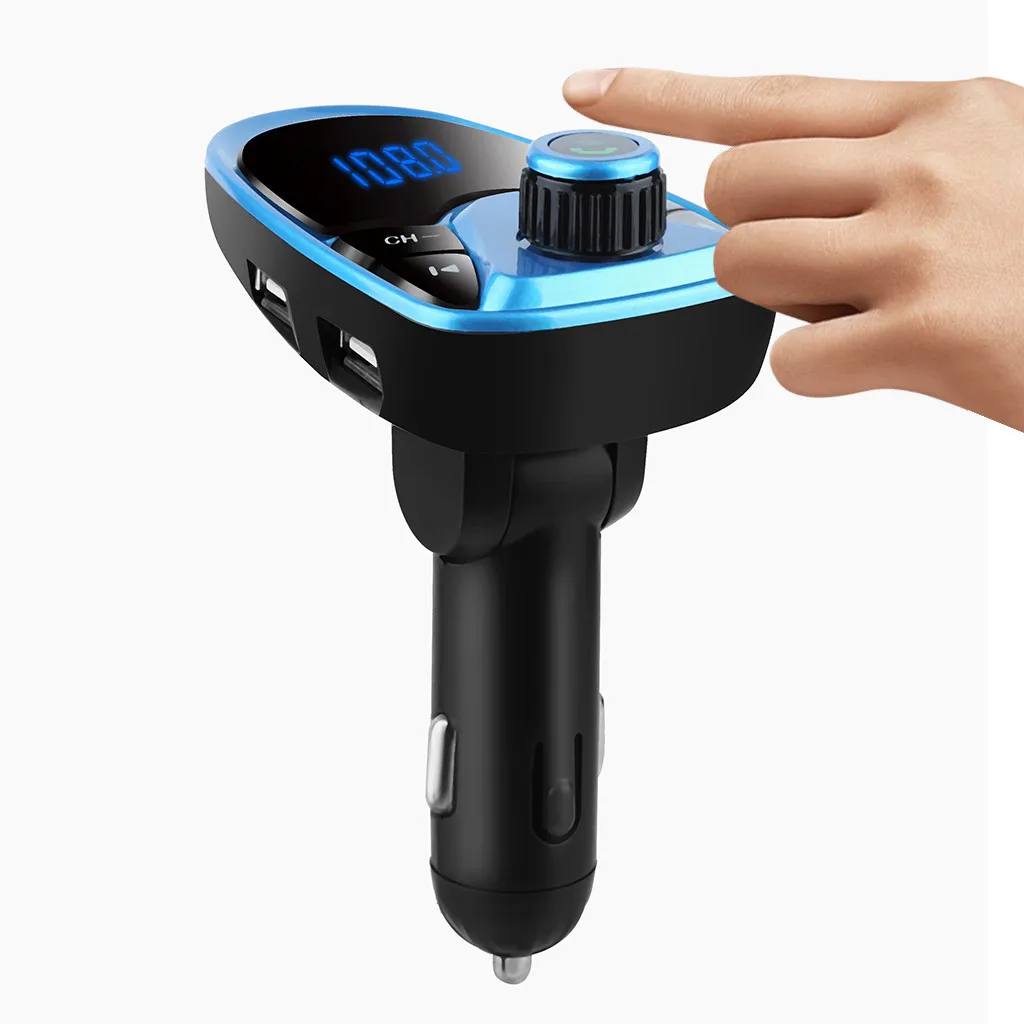 Bluetooth fm-передатчик FM MP3-плееры модулятор Handsfree Dual USB зарядное устройство A27# T2