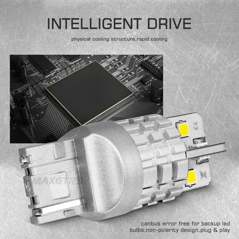 2x T20 7440 W21W WY21W светодиодный 3030 8SMD белый Abmer Автомобильный задний фонарь авто тормоз обратный поворот сигнальная лампа DRL задние парковочные лампы