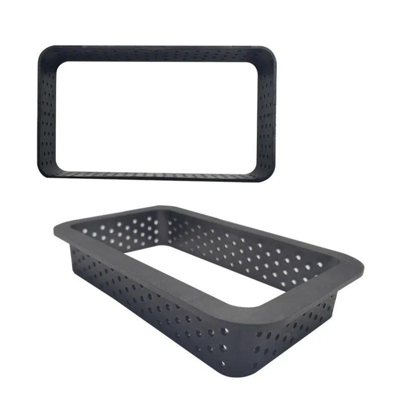 10pcs Rectangle Shape Cake Mold Silicone Cake Cutter DIY Bakery Baking Tool Tart Decorating Mousse Circle Ring Dessert Tool