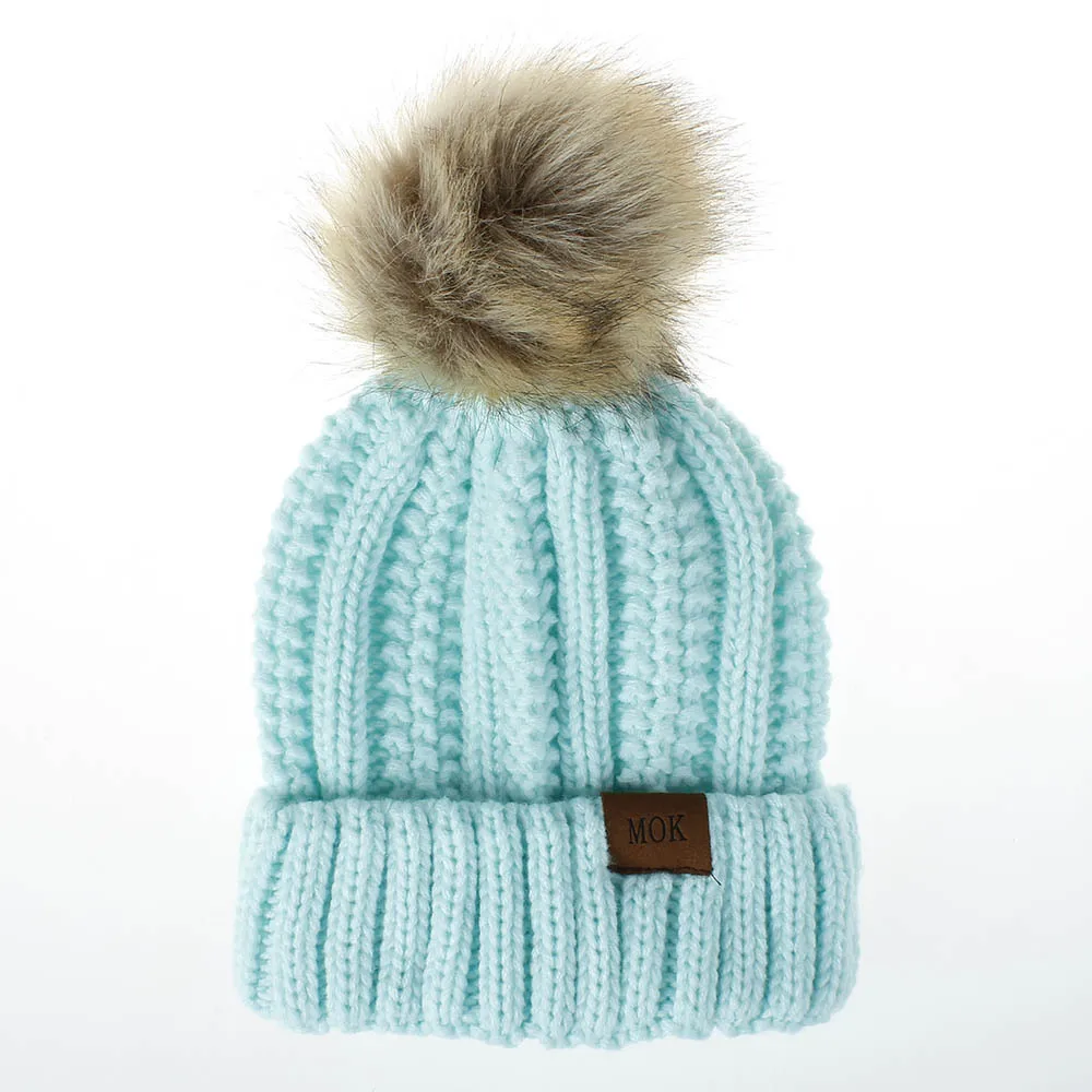 Женская Зимняя Шапка-бини XPeople, очень милая съемная меховая шапка с помпонами, теплая и стильная мягкая Шапка-бини, лыжная шапка-помпон